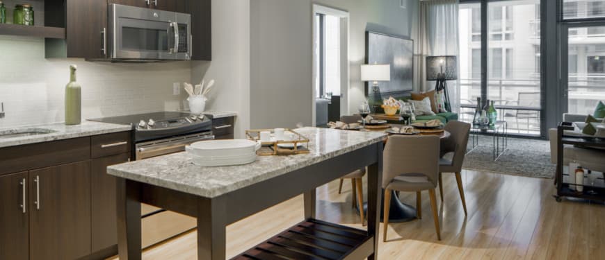 Flats 8300 : Bianco Antico granite countertops by Countertopia®