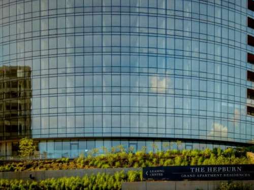 A striking curve in broad strokes, The Hepburn is in the heart of Northwest Washington, D.C.