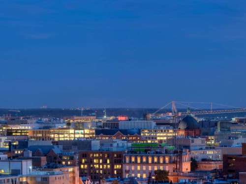 Step out on to the rooftop for panoramic views of Washington, DC and beyond.
