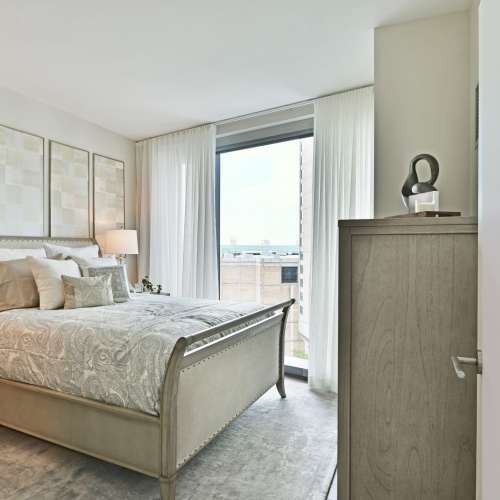 Touches of luxurious finishes can be found throughout 30 Dalton's apartment homes.