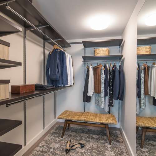 Closets that will fit all of your belongings, with room to spare.