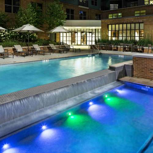 Cornerstone Pool Dusk