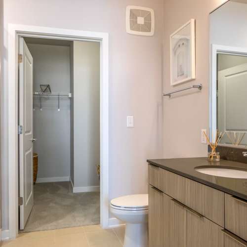 Model Bathroom and Closet