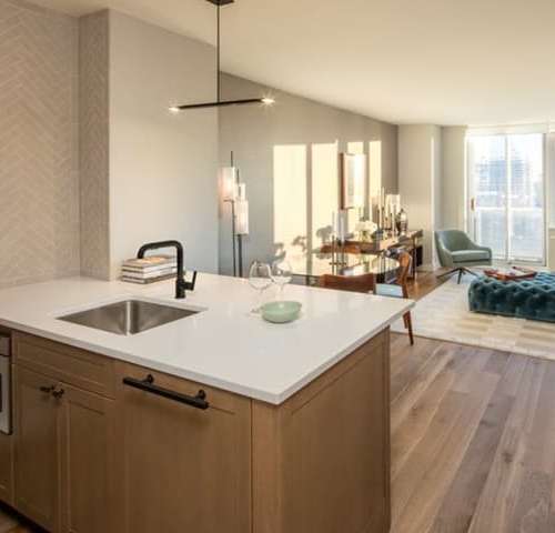 Kitchen and Living Room