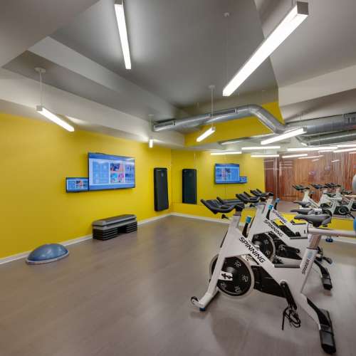 Get your daily exercise with our on-site gym