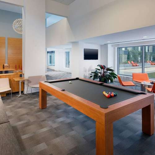 Wind down with a game of billiards