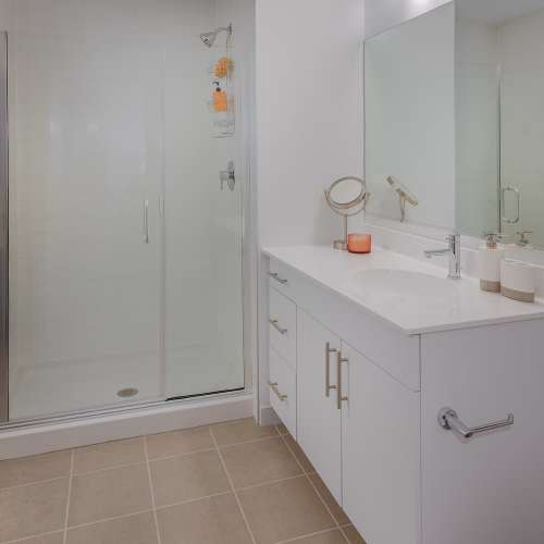 Modern bathrooms with elegant design