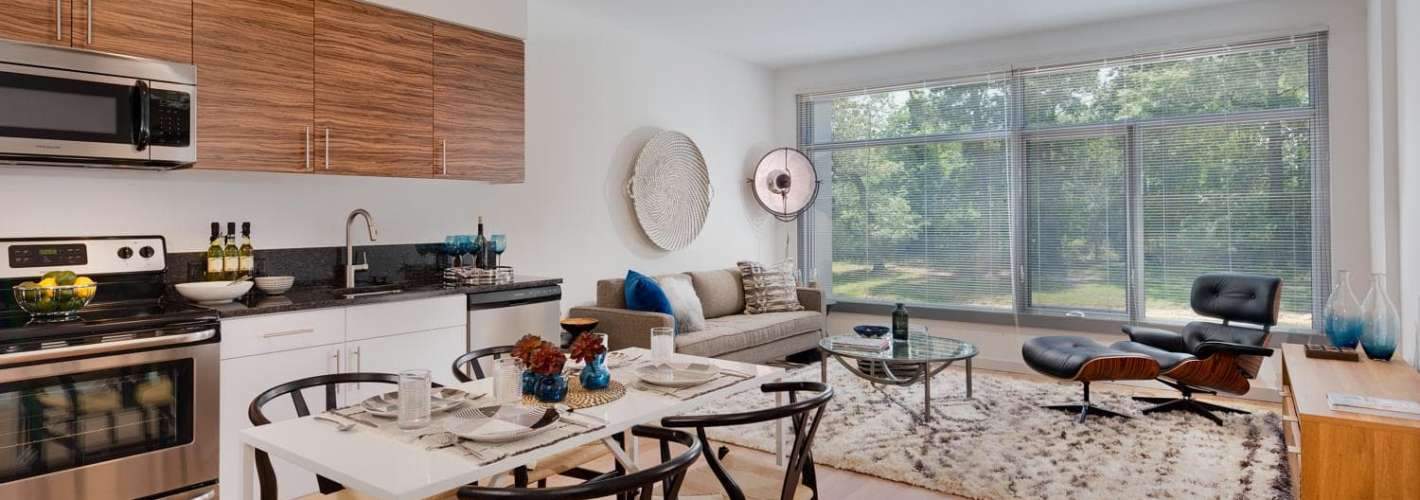 The Modern at Art Place : Open-concept layouts let in all that natural light