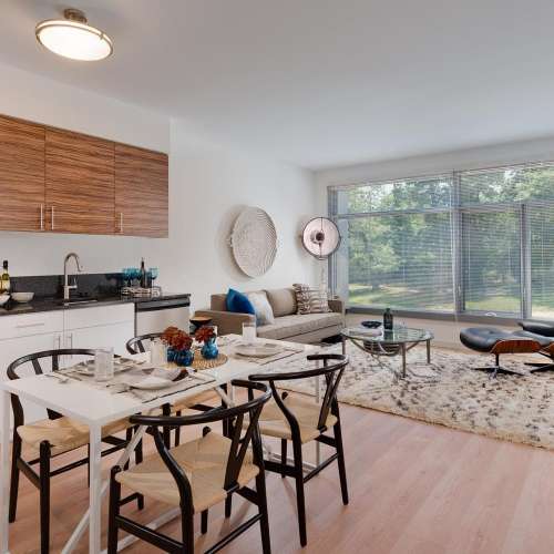 The Modern at Art Place : Open-concept layouts let in all that natural light