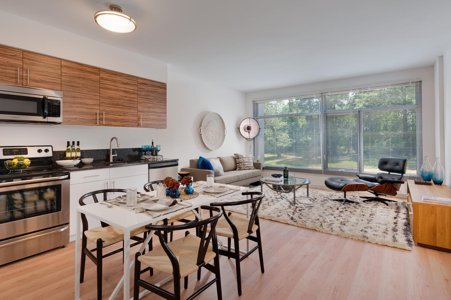 The Modern at Art Place : Open-concept layouts let in all that natural light