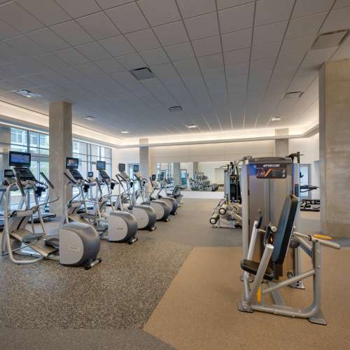 Work out in a state-of-the-art fitness center
