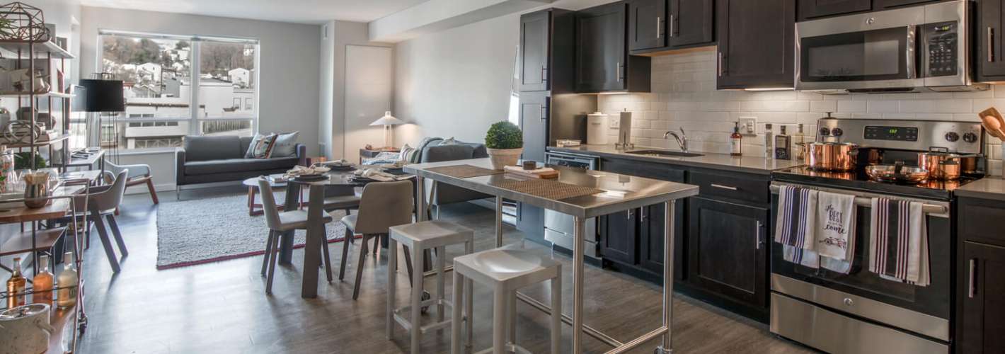 The Isle : Kitchen and Living Room