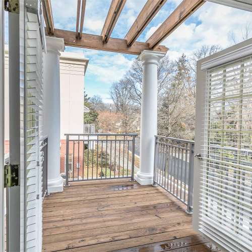 Our townhomes come complete with private balconies