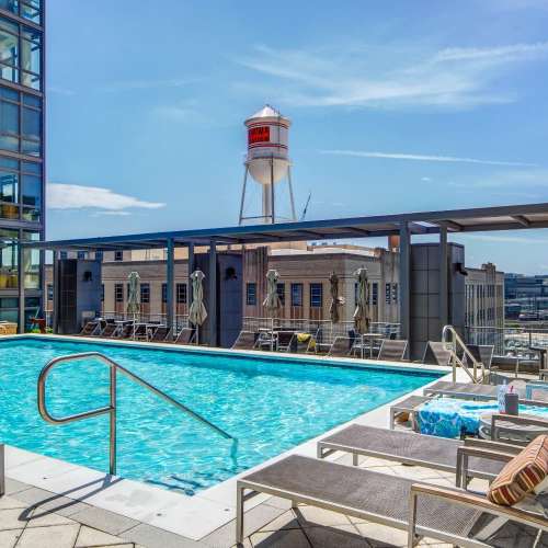 Photo of rooftop pool