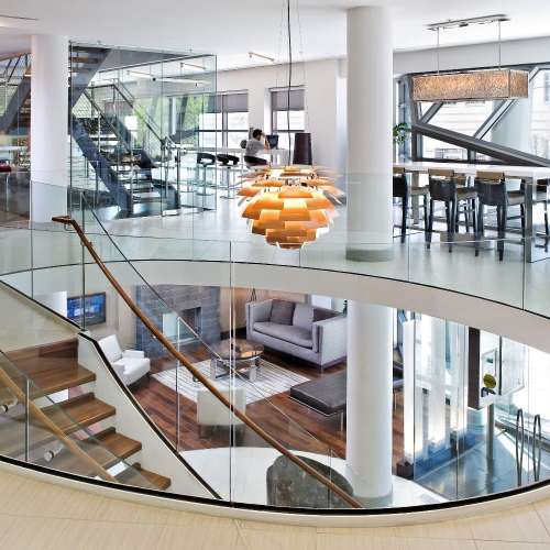 Photo of second floor lobby