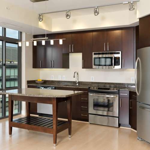 Photo of kitchen and dining table