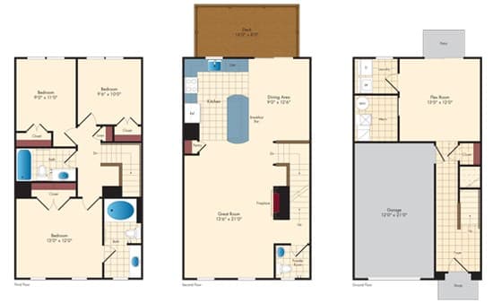 View Enclave At Emerson Apartment Floor Plans Studios 1 2 3 Bedrooms Bozzuto