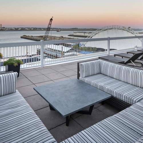 Roof Deck Water Views Sunset