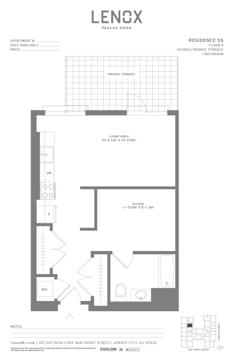 View Lenox Apartment Floor Plans Studios 1 2 3 Bedrooms