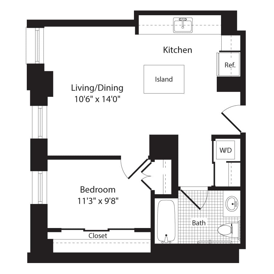 View The Beacon Apartment Floor Plans Studios, 1, 2, 3