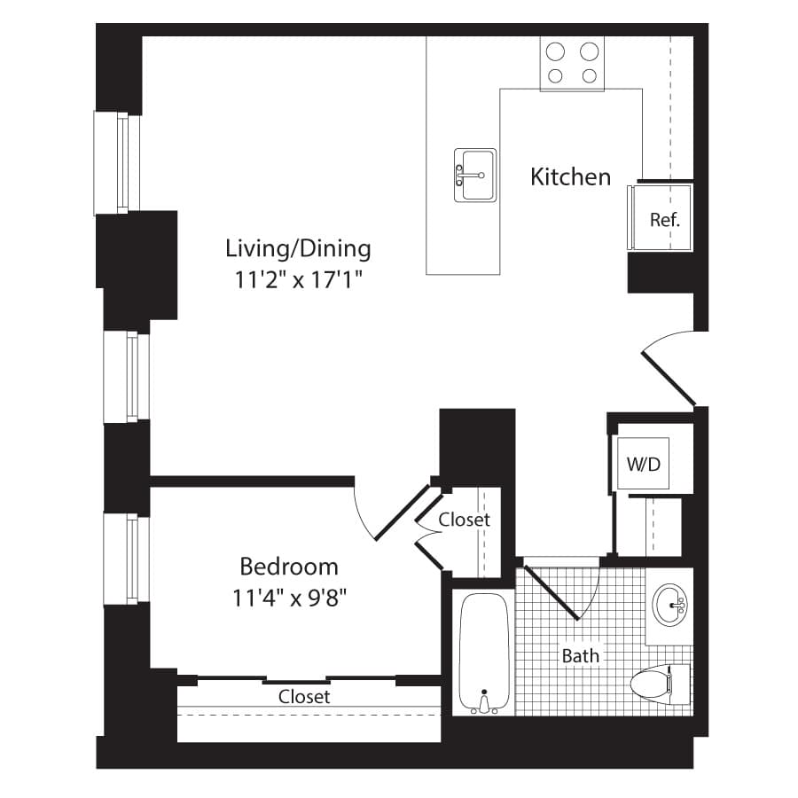 View The Beacon Apartment Floor Plans Studios, 1, 2, 3