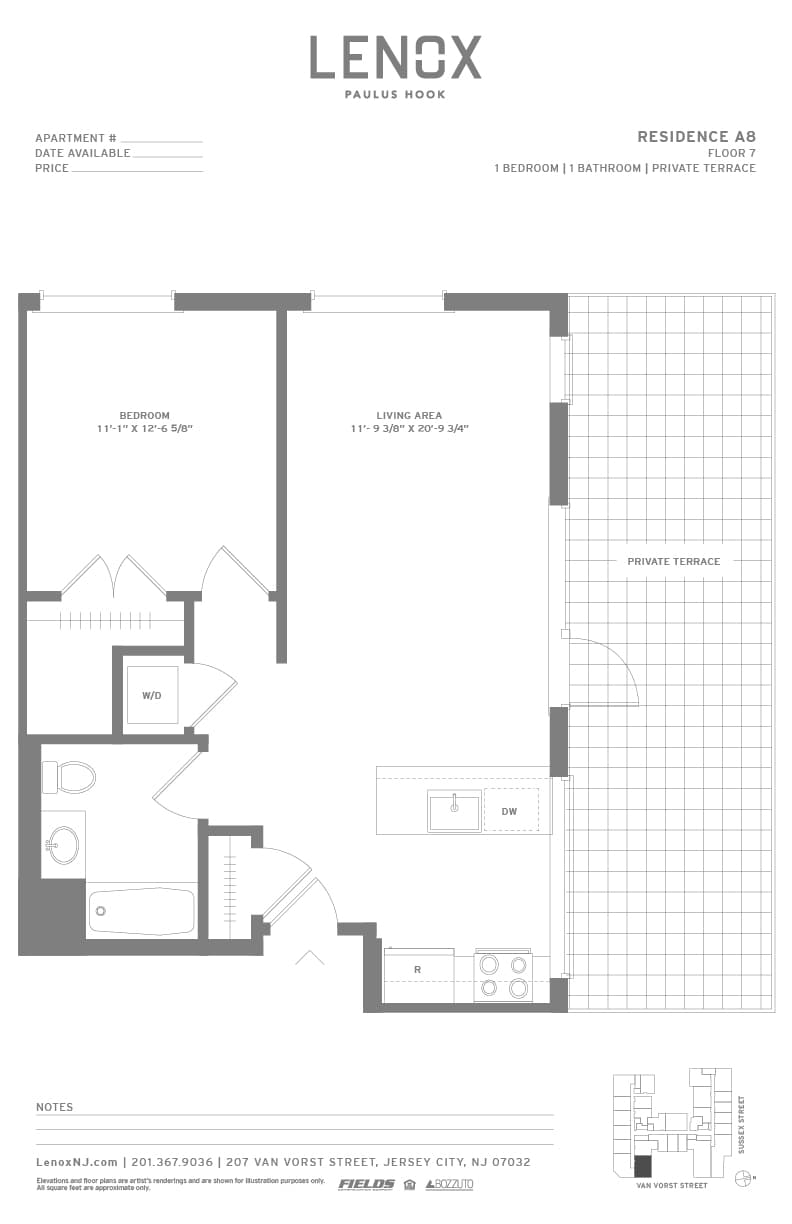 View Lenox Apartment Floor Plans Studios 1 2 3 Bedrooms