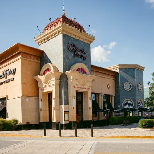 Indulge in a mile high cheescake after a long day.