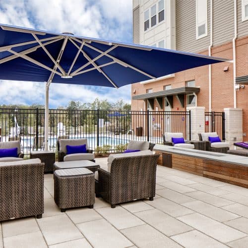 Thoughtfully designed amenitiy spaces.