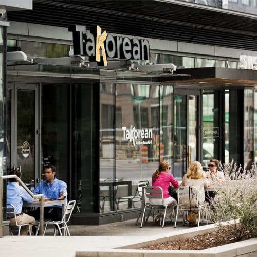 Explore the dining options outside of your front door. 