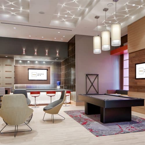 Hang out and play pool with neighbors in our clubroom.