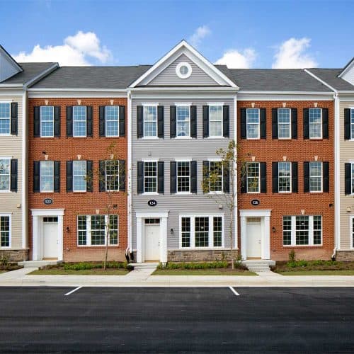 Private townhomes with easy indoor to outdoor access