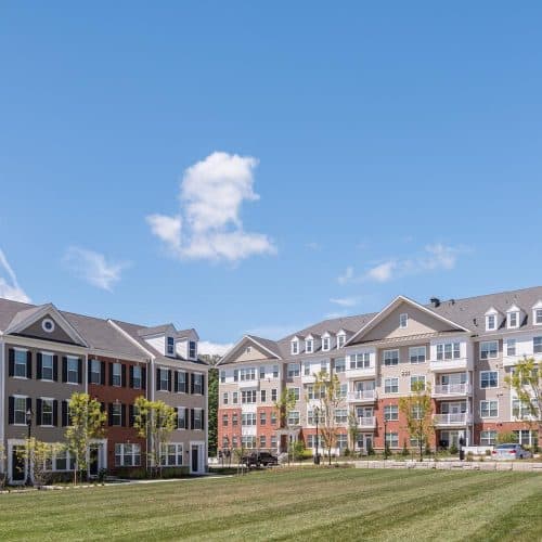 Enjoy the open green space of the vast Enclave couryard 