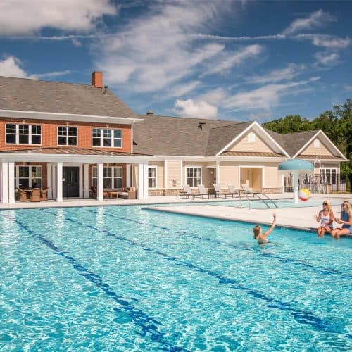 Spacious pool with ample space for fitness and fun