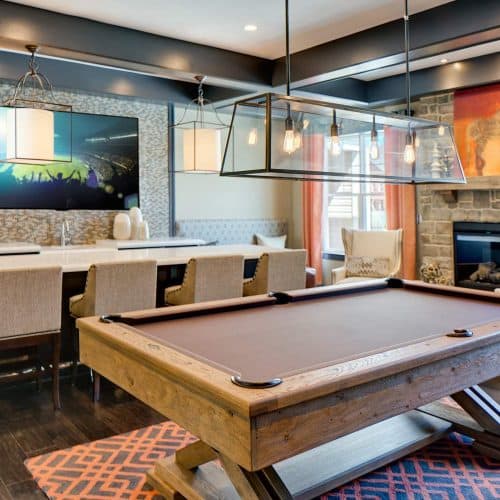 Pool table lounge for all your gametime needs 