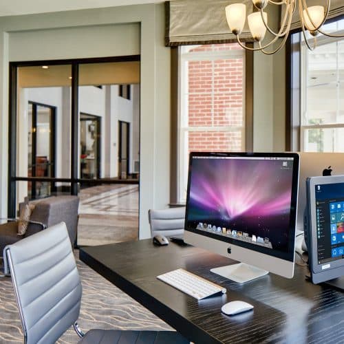 Cyber lounge for convenience