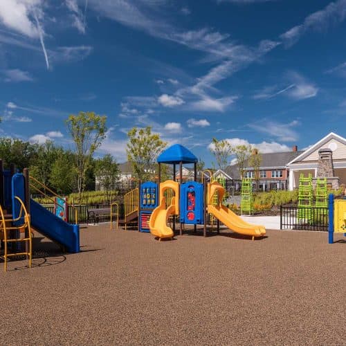 Spacious playground for hours of entertainment