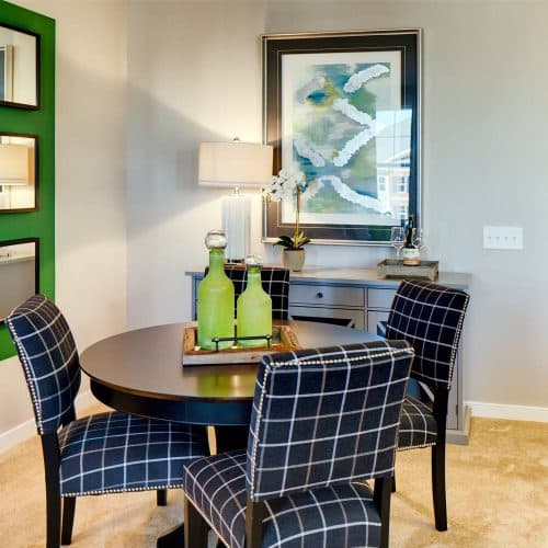 Cozy formal dining space