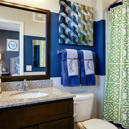 Extra long vanity tops and soaker style tubs