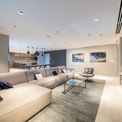 Relax and watch a movie or sporting event on our big screen TV.