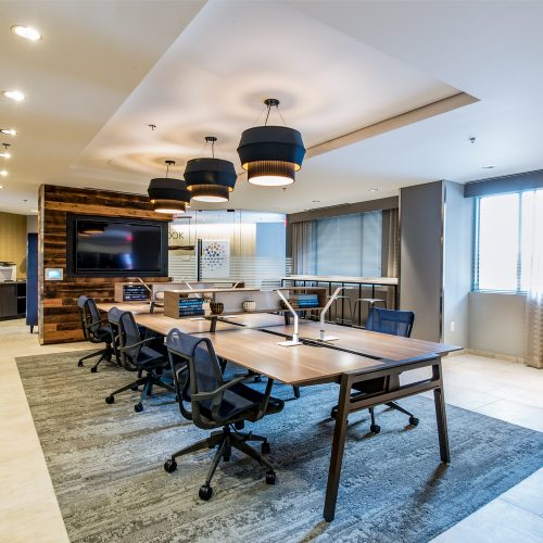 Work from home or study in our cyber café. 