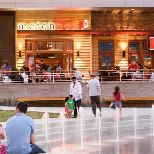 Enjoy fantastic meals at our neighboring restaurants, Matchbox and Ted's Bulletin. 