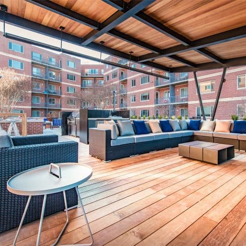 Enjoy our spacious entertainment space. 