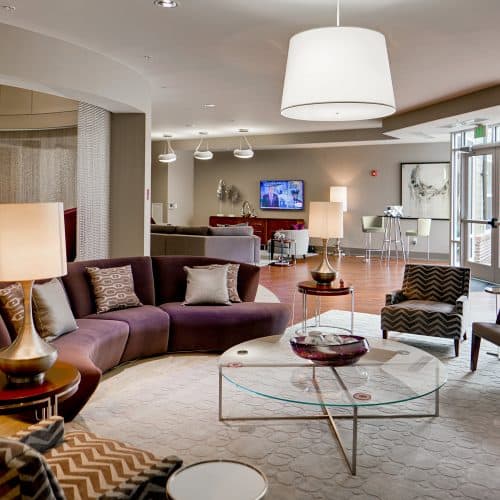 Plenty of seating and lounge areas.