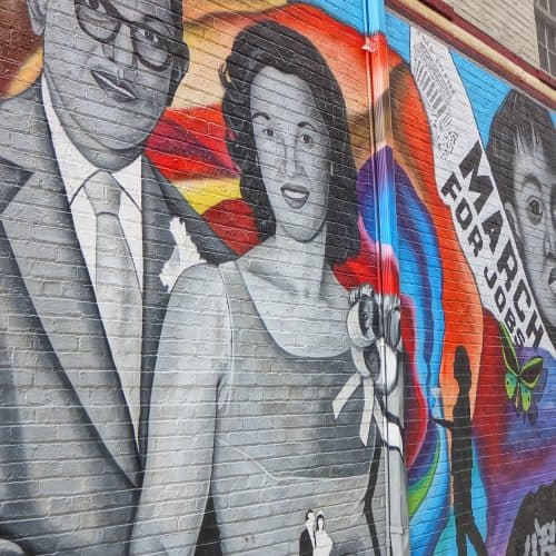 Gorgeous art on U Street.