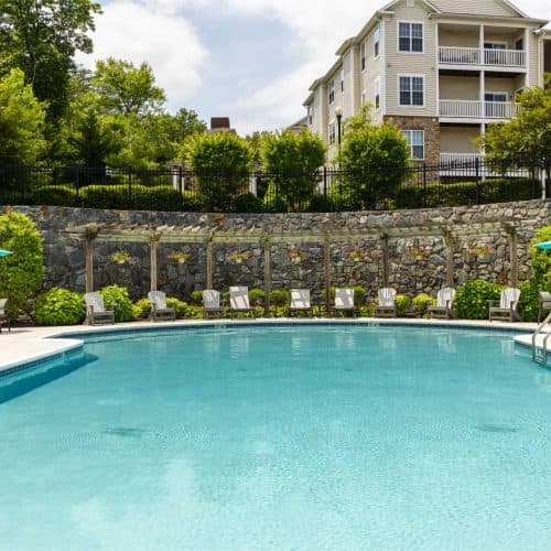 When it gets warm, the pool is the perfect place to get cool.