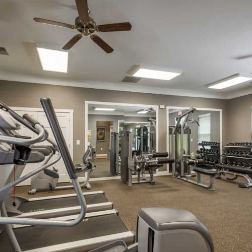 Work up a sweat in our fitness center.