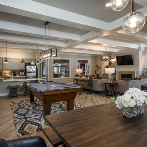 From games to relaxing by the fireplace, our lounge is the perfect place.