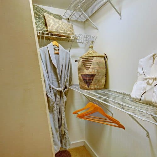 Spacious closets for all your storage needs