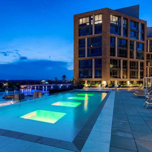 The Channel : Our pool is beautiful at every hour