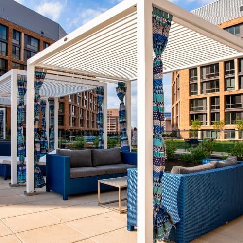 Our sundeck cabanas are perfect for relaxation